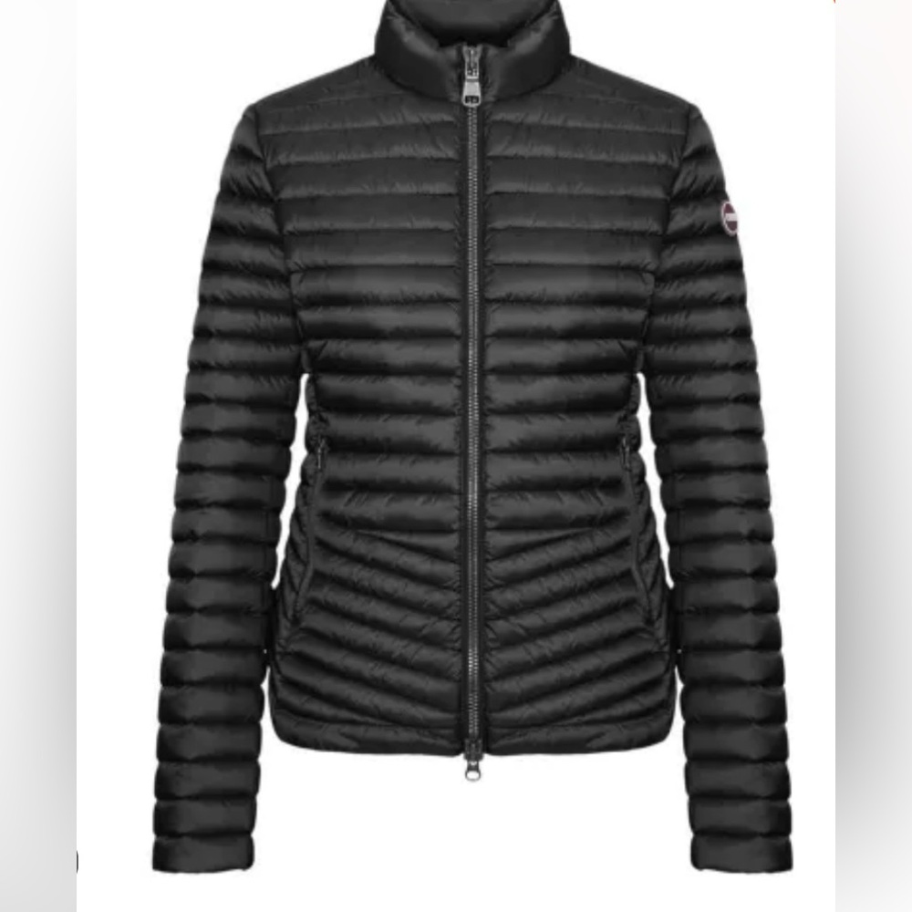 COLMAR Jacket Black Puffer with Chevron Quilting EU 42 (fits like XS)